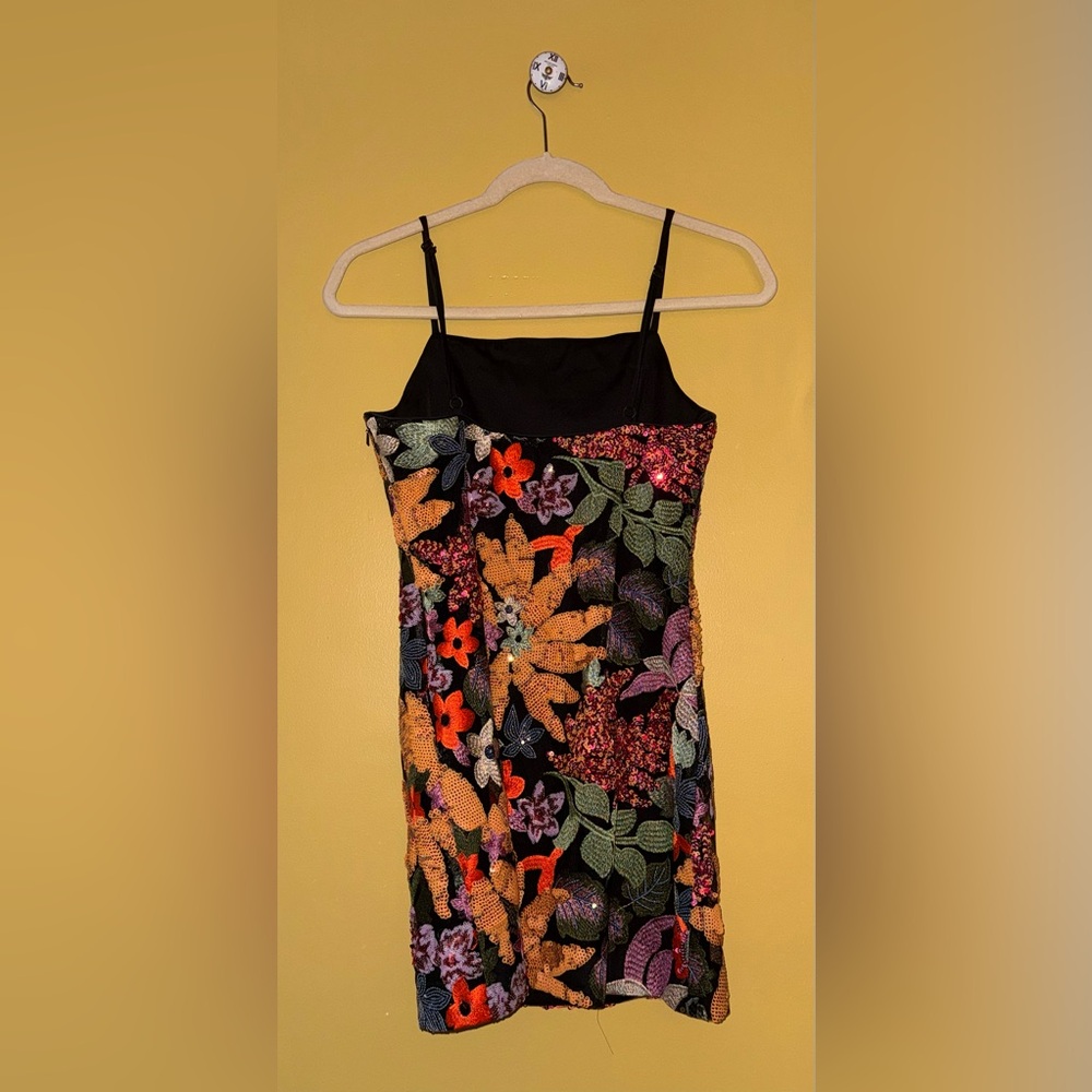 Ramy Brook Sequin & Embroidered Mini Dress - Picture 9 of 10